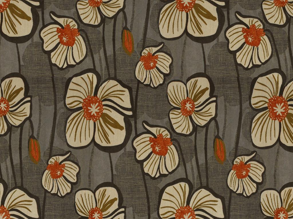 England Furniture Fabrics Flower Power Moonglow England